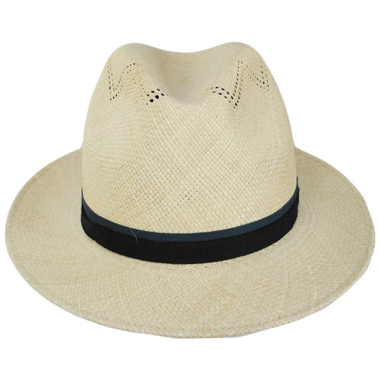 Bailey 1922 | Arion Panama Straw Fedora Hat | 127731 | front | NATURAL