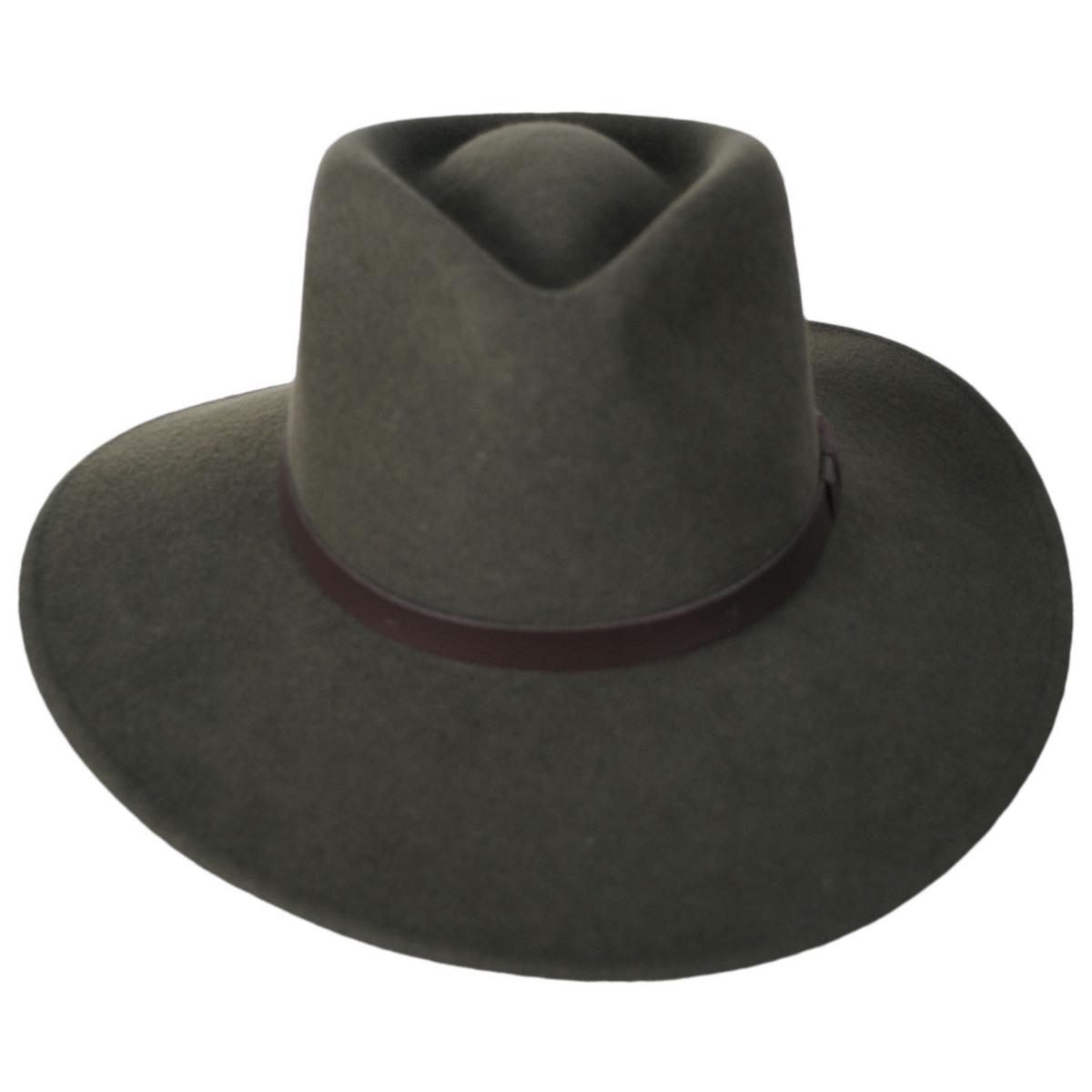 Bigalli | Australian Wool Felt Outback Hat | 131419 | front | MOSS