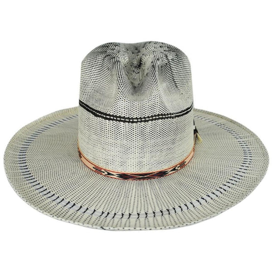 Biltmore | V.C. Flush Bangora Straw Fedora Hat | 127587 | front | TAN