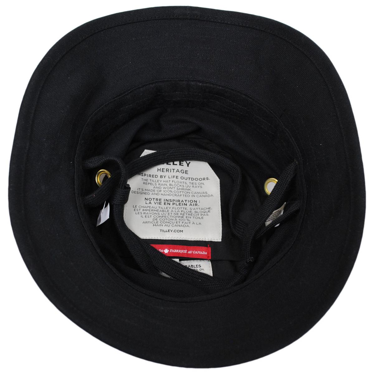 Tilley Endurables | T1 Iconic Cotton Duck Bucket Hat | 400800 | under | BLACK