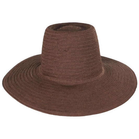BRIXTON HATS | Napa Toyo Straw Sun Hat | 104045 | front | BROWN
