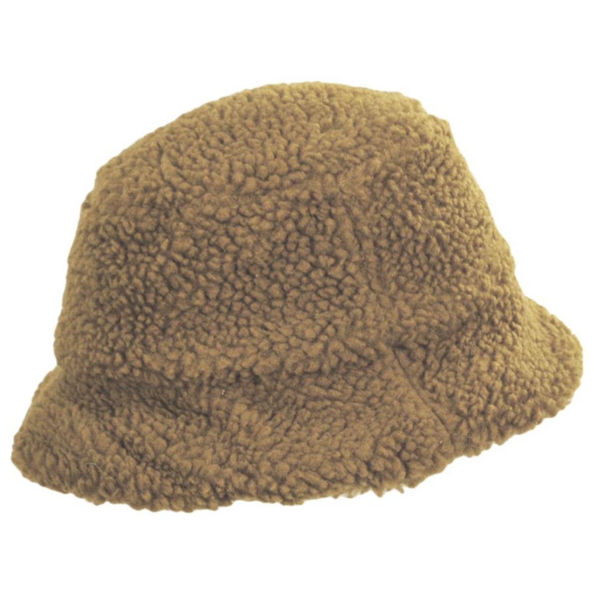 Scala | Kirsten Berber Fleece Bucket Hat | 106431 | profile | CAMEL