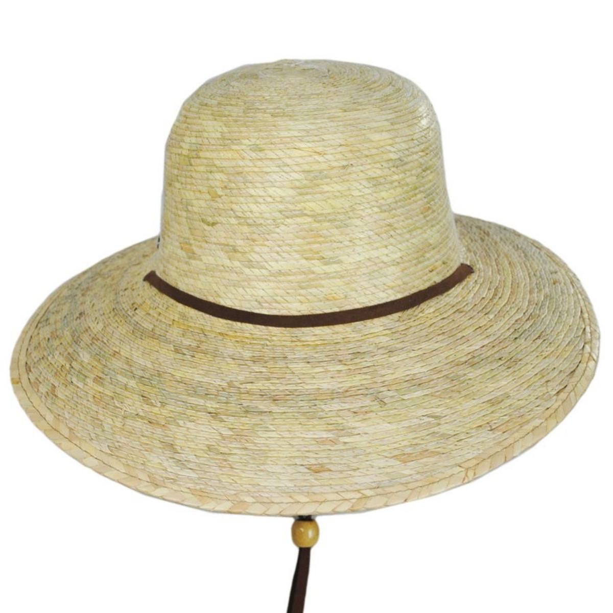 Annabel Palm Leaf Straw Facesaver Hat