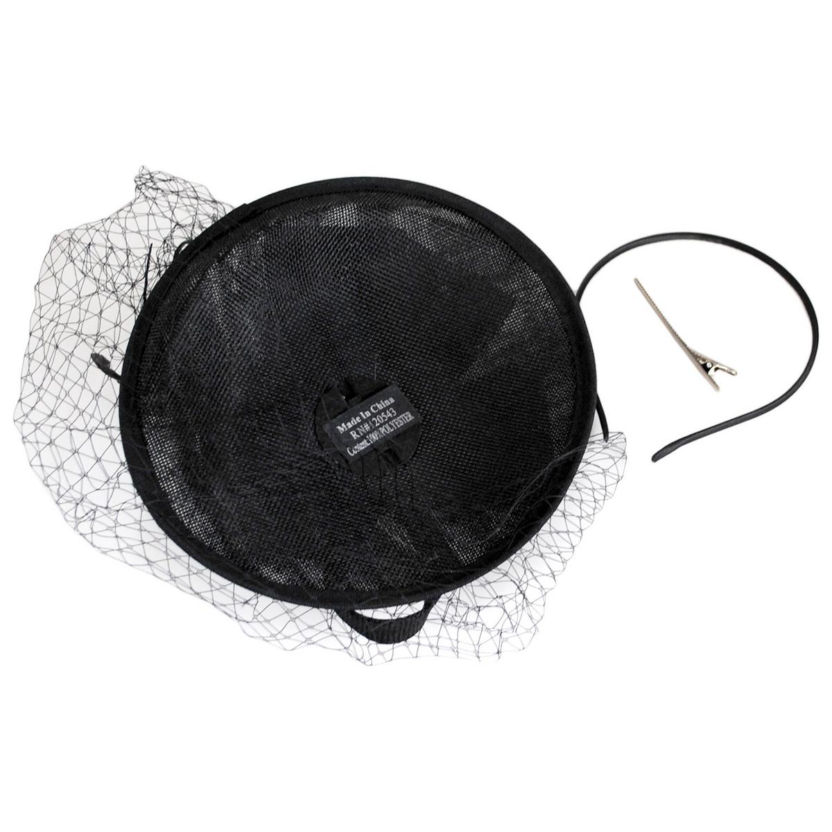 Luxe Sinamay Straw Fascinator Hat