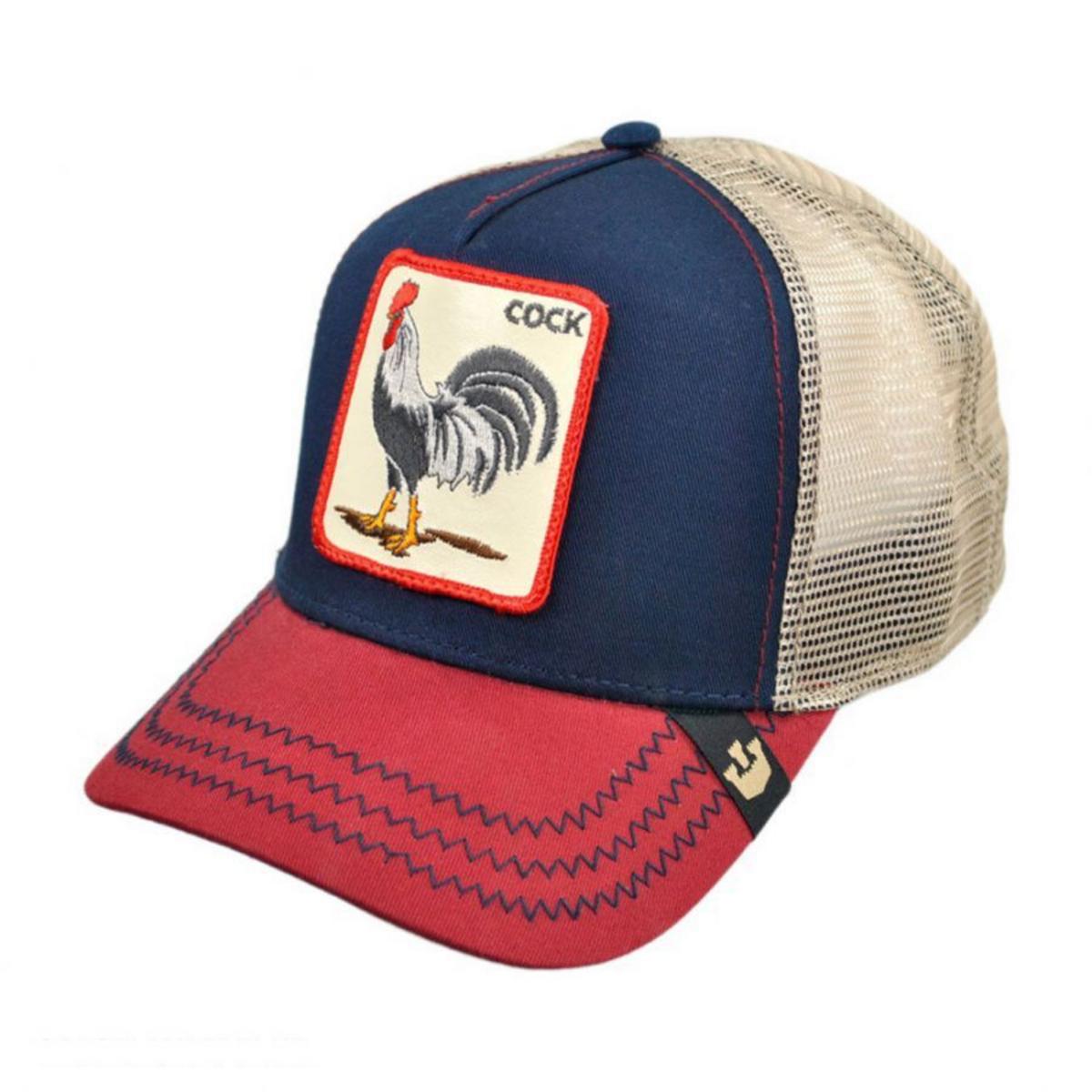 Goorin Bros | USA Cock Mesh Trucker Snapback Baseball Cap | 200414 | lead | NAVY