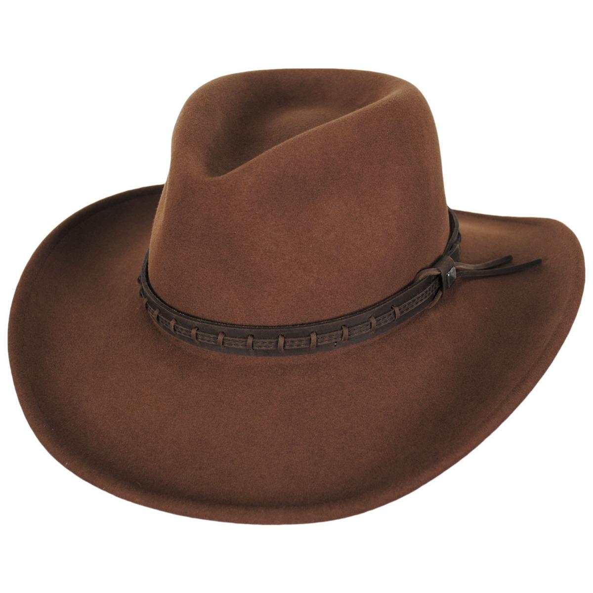 Bailey Western | Firehole Crushable Wool LiteFelt Western Hat | 130141 | lead | WHISKEY