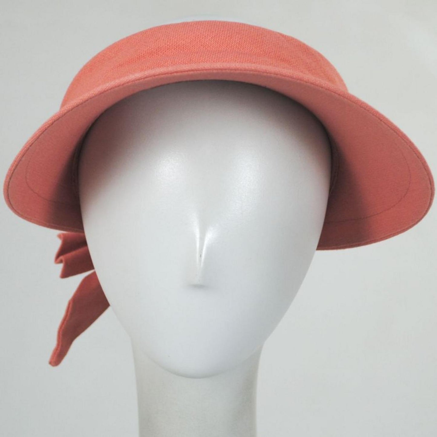 Scala | Backbow Cotton Visor | 195018 | profile | TERRACOTTA