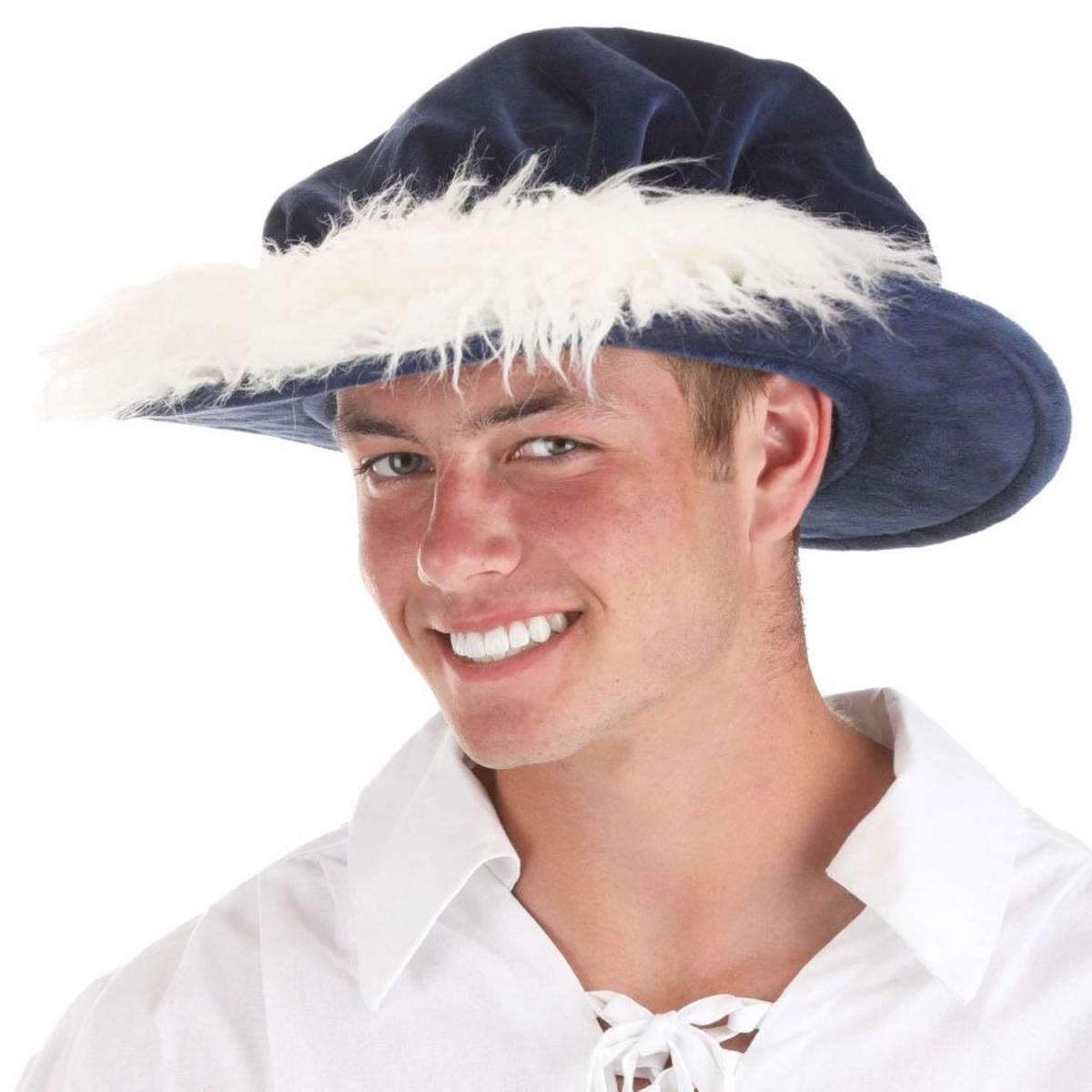 Elope | Snow White and the Seven Dwarfs Prince Charming Hat | 190409 | front | ROYAL BLUE