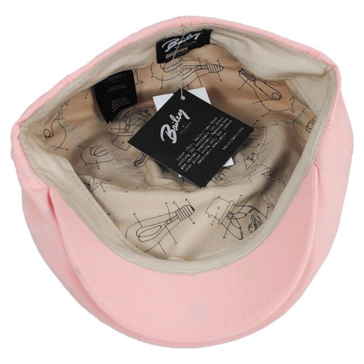 Bailey 1922 | Keter Cotton Ivy Cap | 167102 | under | PREPPY PINK