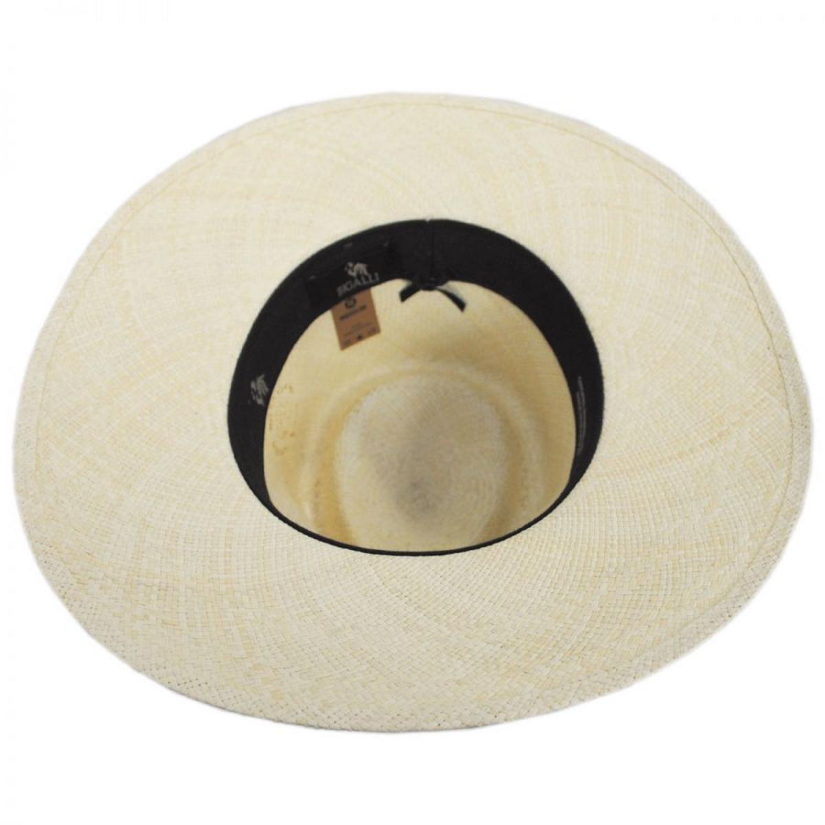 Bigalli | Australian Panama Straw Fedora Hat | 129205 | under | NATURAL