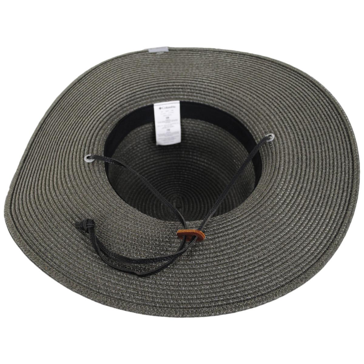 Columbia Sportswear | Global Adventure Packable Toyo Straw Blend Sun Hat | 108106 | under | STONE GREEN
