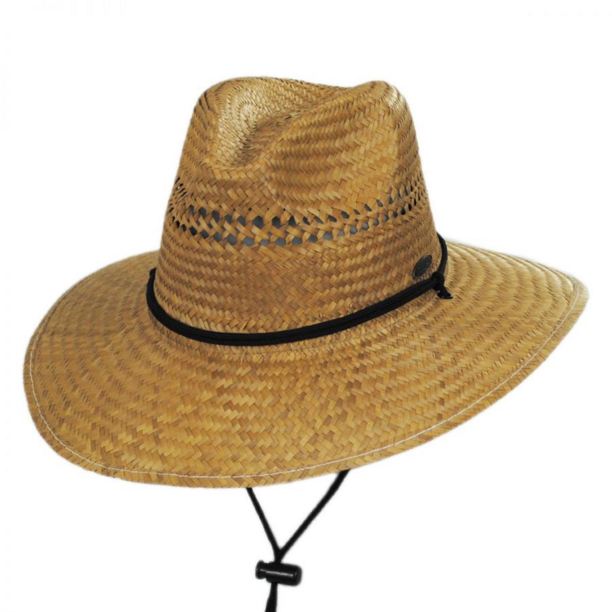 Panama Jack | Aussie Palm Leaf Straw Lifeguard Hat | 126391 | lead | COCOA