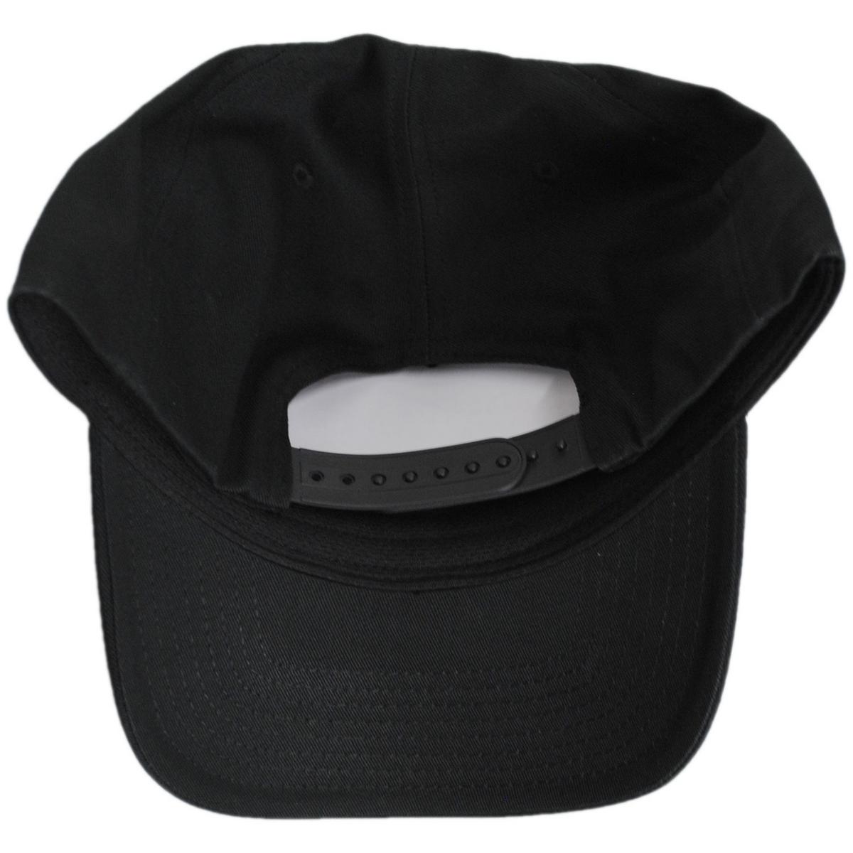 BRIXTON HATS | Rothwell Cotton HP Snapback Baseball Cap | 201879 | under | BLACK