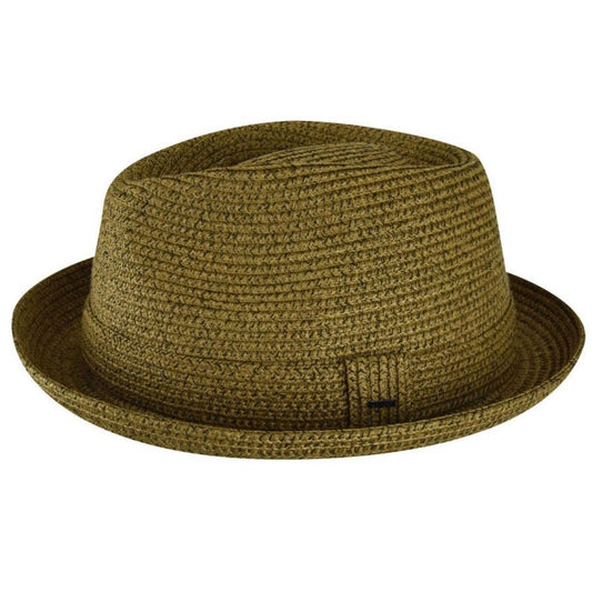Bailey 1922 | Billy Braided Toyo Straw Fedora Hat | 127843A | front | COCONUT
