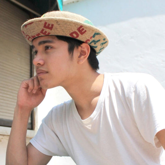 Hills Hats of New Zealand | Havana Coffee Works Jute Pork Pie Hat | 147607 | lsmone | MULTI