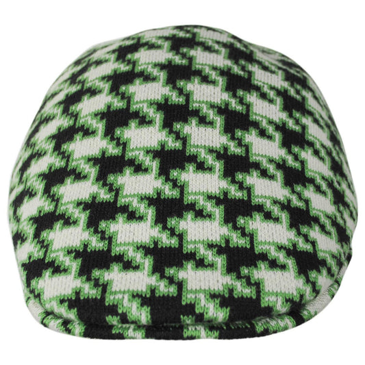 Kangol | Houndstooth 507 Ivy Cap | 161034 | front | BLACK