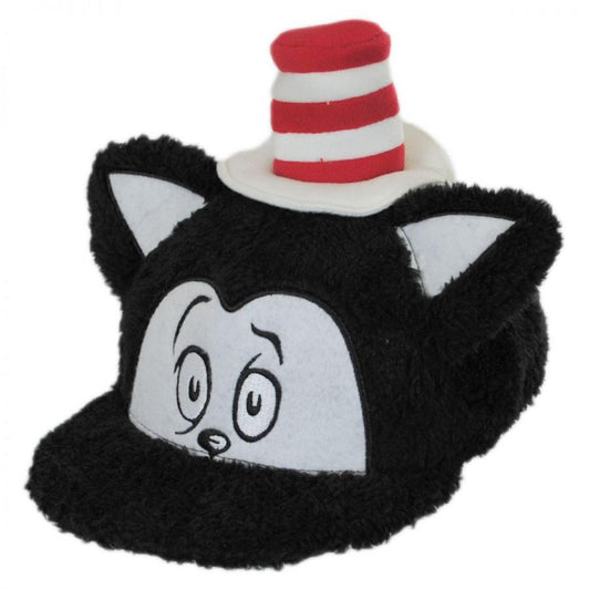 Dr. Seuss | The Cat in the Hat Fuzzy Baseball Cap | 220810 | lead | BLACK/RED