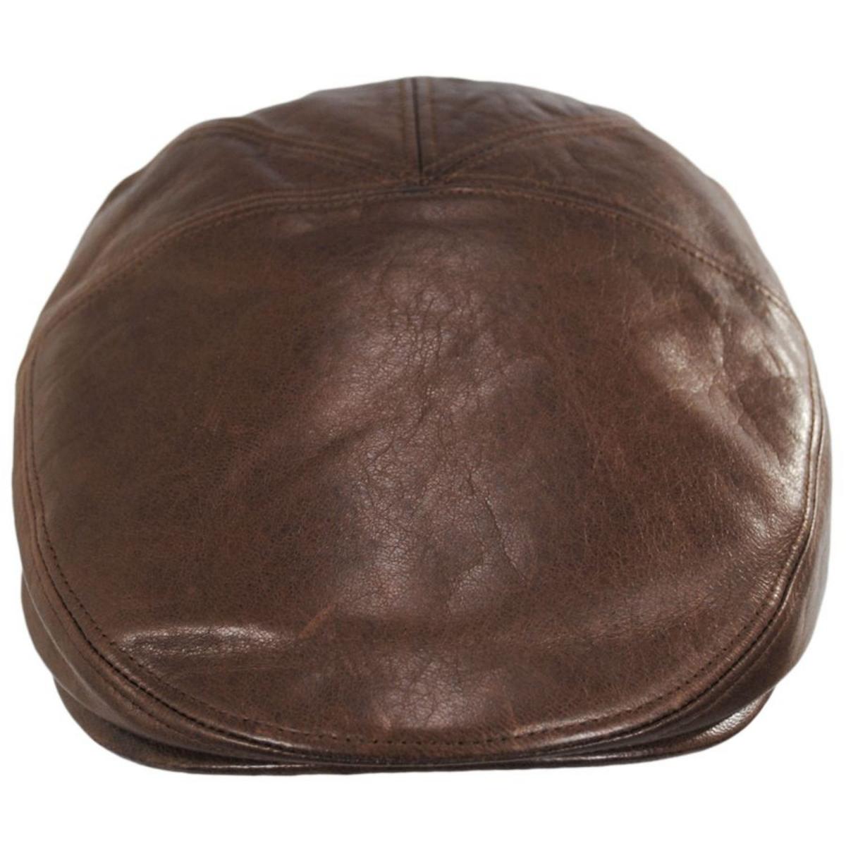 Bailey 1922 | Reffell Leather Ivy Cap | 167212 | front | COPPER