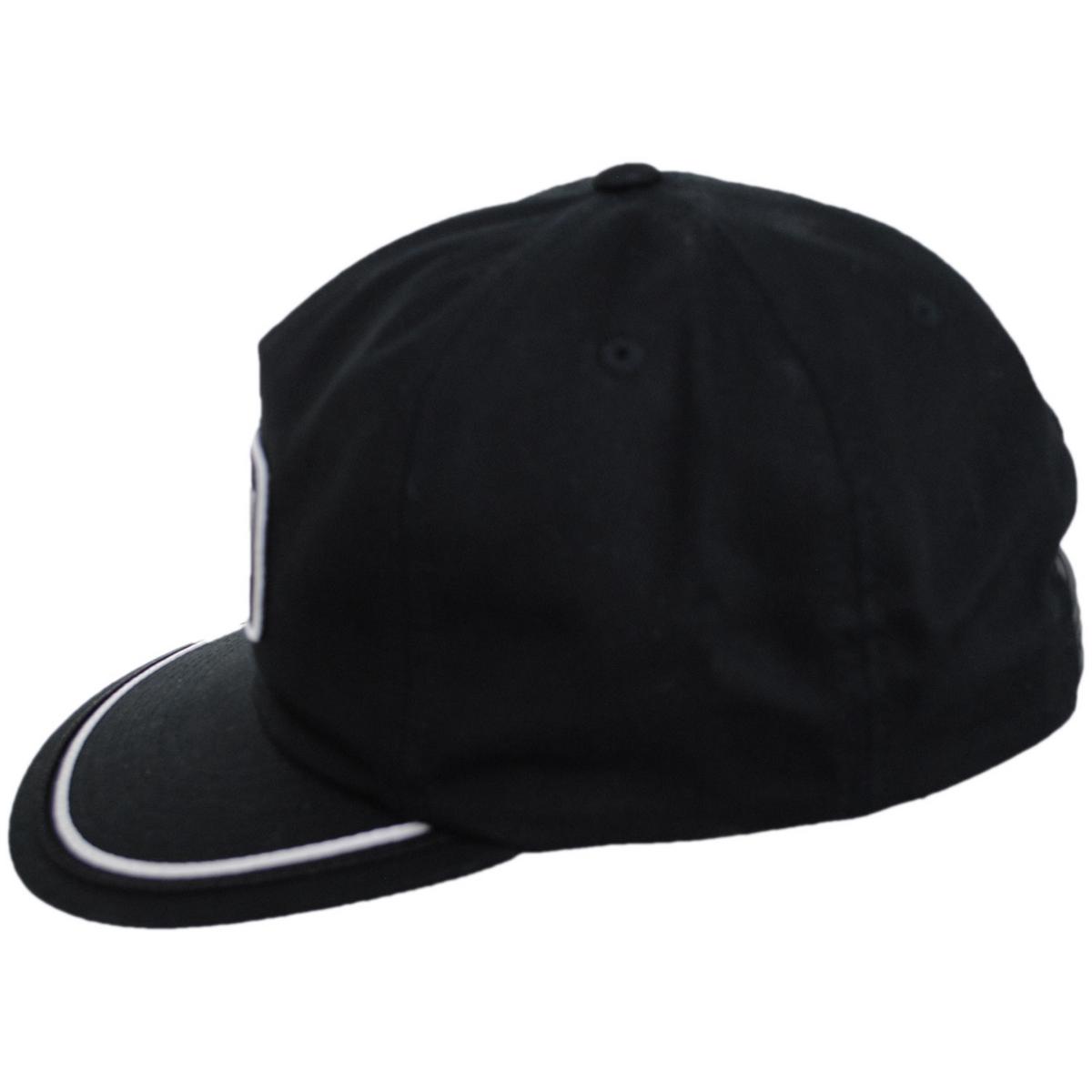 BRIXTON HATS | Telford Cotton HP Snapback Baseball Cap | 201875 | profile | BLACK