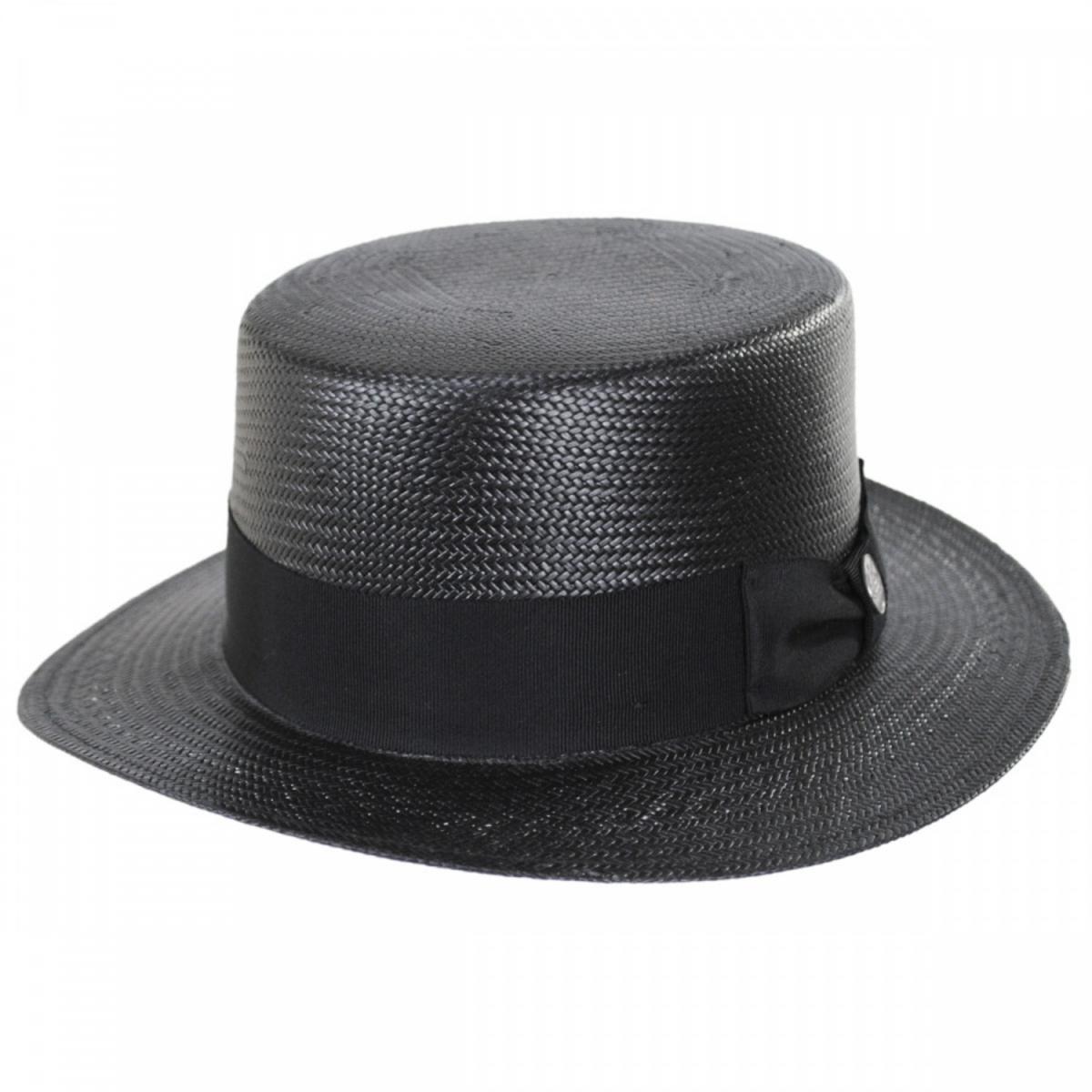 Keeneland Shantung Straw Skimmer Hat Village Hat Shop