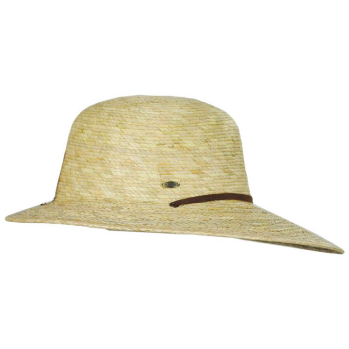 Annabel Palm Leaf Straw Facesaver Hat