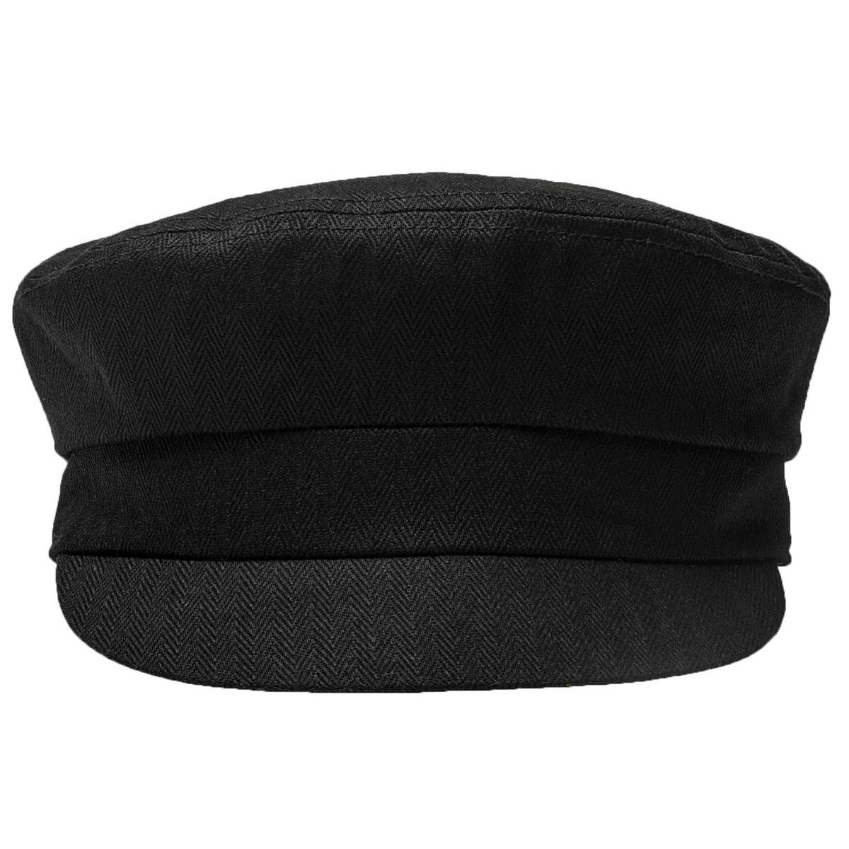 BRIXTON HATS | Toddlers' Lil Cotton Fiddler Cap | 510205 | front | BLACK