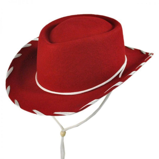 Jaxon Hats | Kid's Classic Wool Felt Cowboy Hat | 507000 | lead | RED