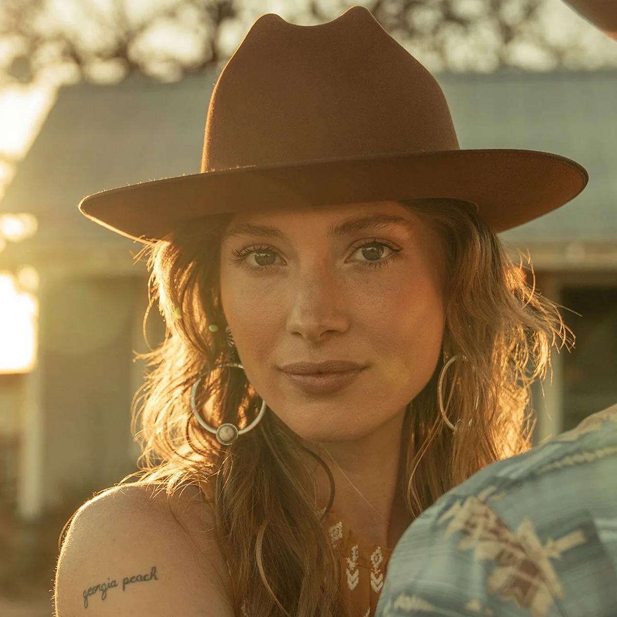 Stetson | Royal Deluxe Open Road Fur Felt Western Hat | 130750 | lsfone | WALNUT