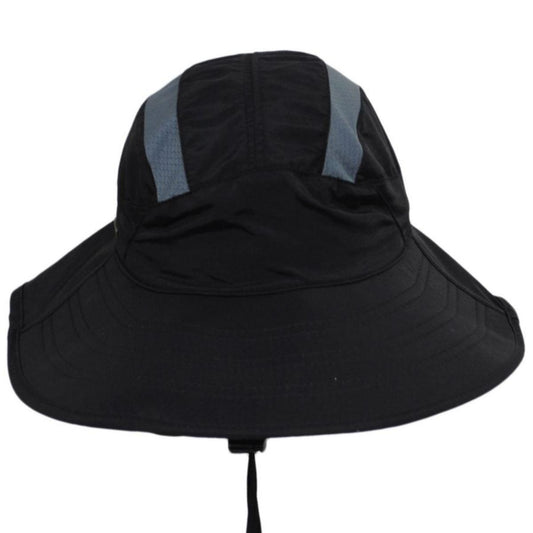 Scala | Natalie Nylon Trail Hat | 106435 | front | BLACK