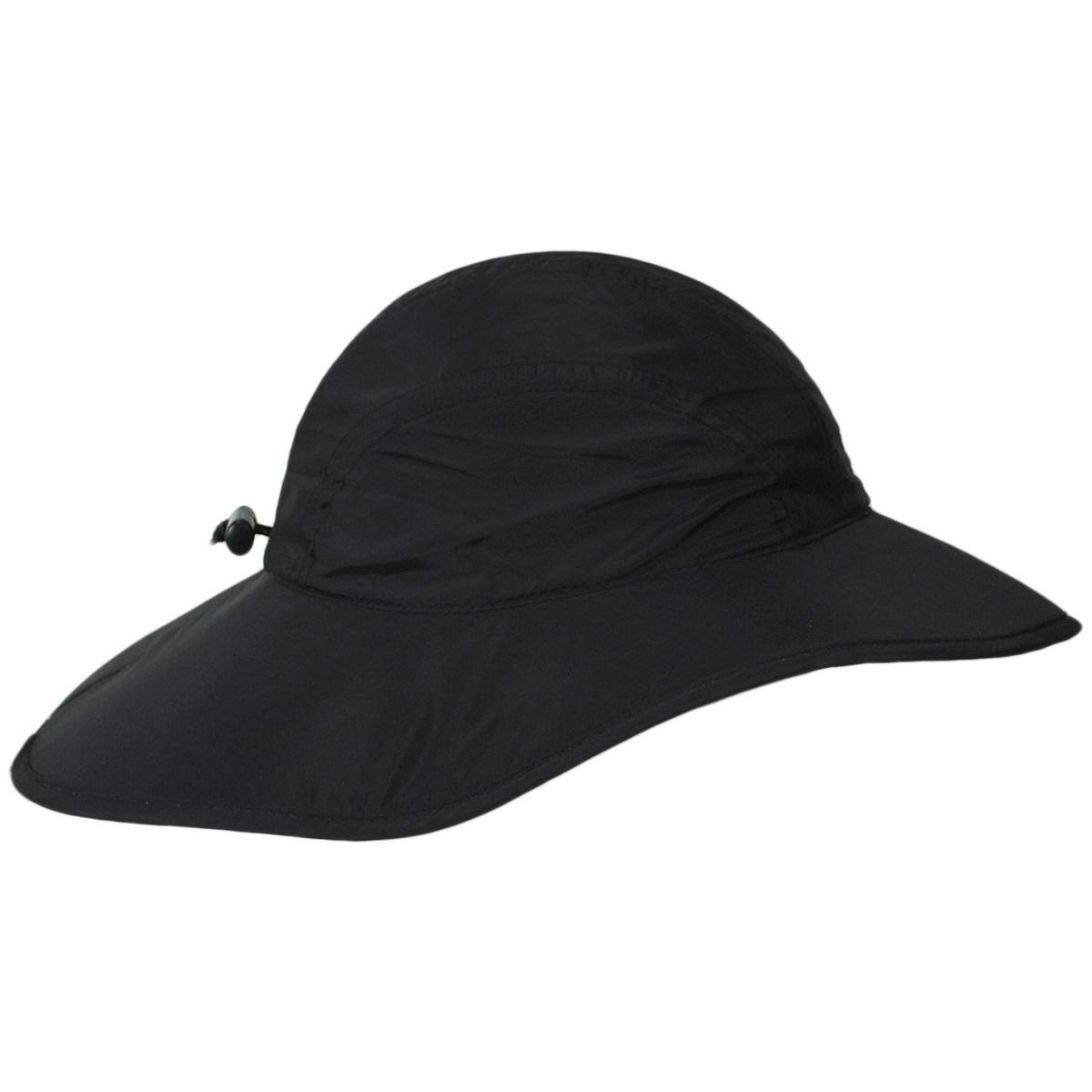 Scala - Floreniza Nylon Camper Hat - 016698072328 - BLACK