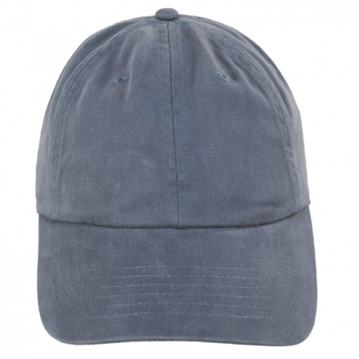 HeadShots by KC Caps | Adult LoPro Strapback Baseball Cap Dad Hat | 200510 | front | BLUEBERRY