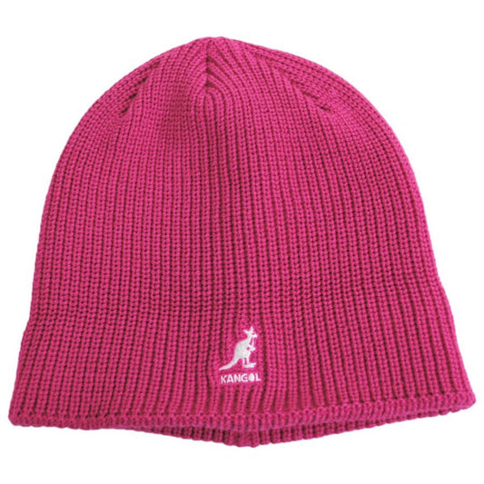 Kangol | Cardinal 2 Way Acrylic Beanie Hat | 500420 | front | ELECTRIC PINK