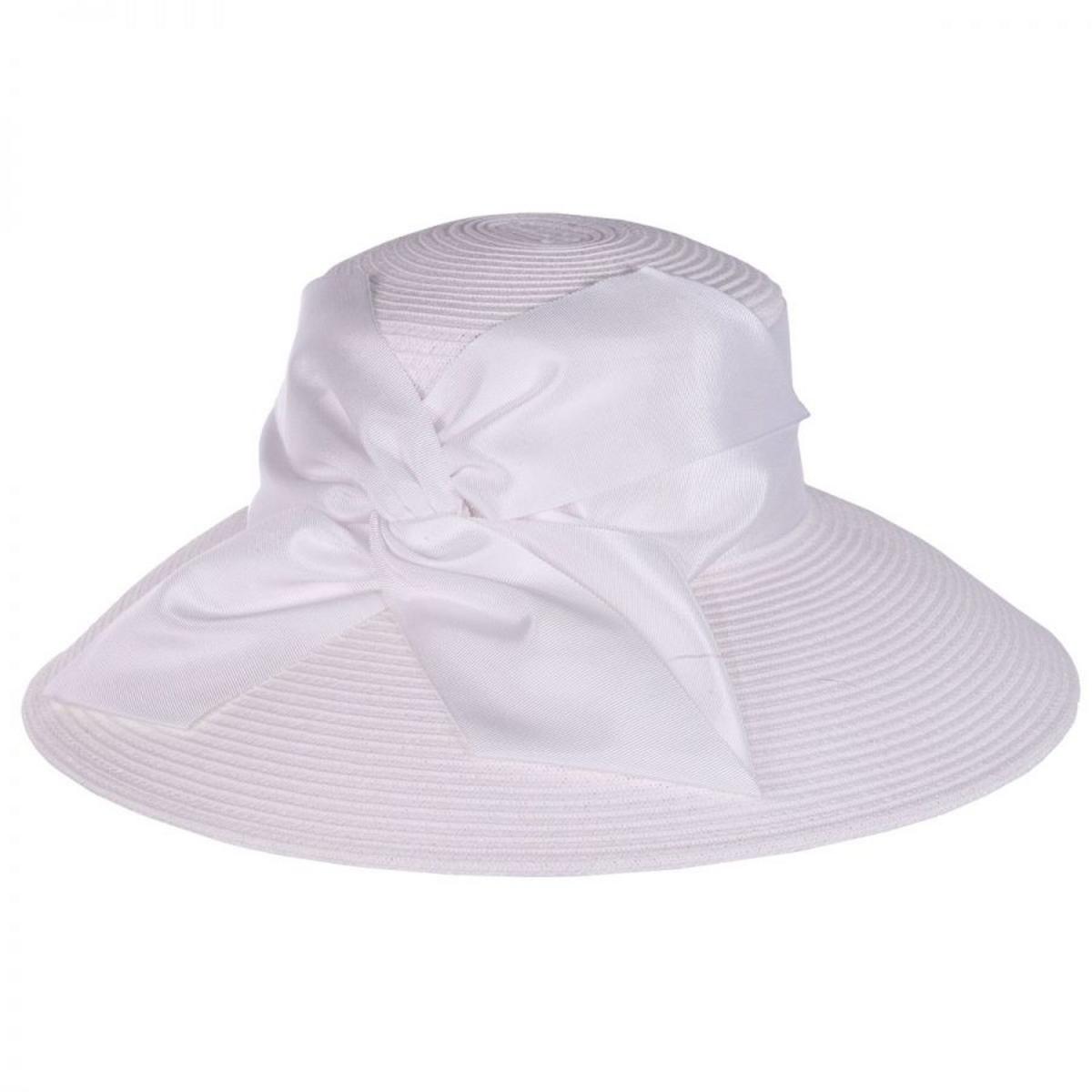 Toucan Collection | Twist Bow Packable Toyo Straw Lampshade Hat - Made to Order