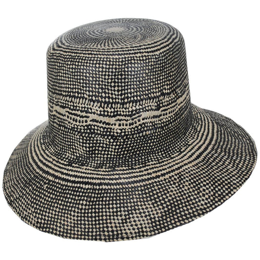 BRIXTON HATS | Lopez Panama Straw Sun Hat | 104052SC | lead | CATALINA SAND/BLACK