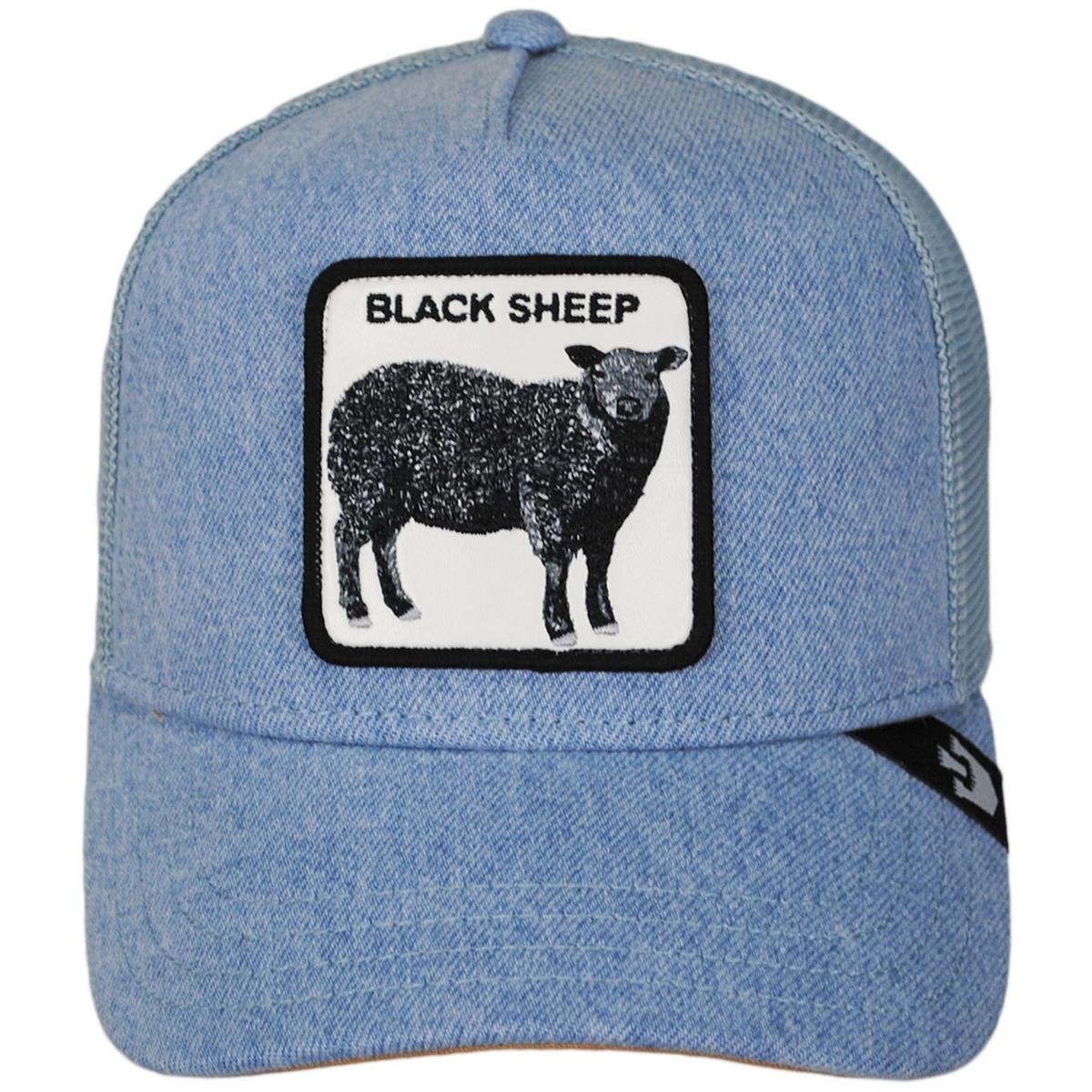 Goorin Bros | Black Sheep Mesh Trucker Snapback Baseball Cap | 200486 | front | BLUE