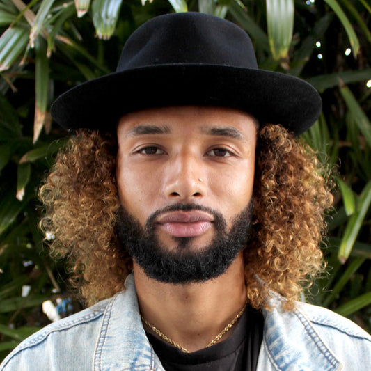 Jaxon Hats | Fur Felt C-Crown Fedora Hat | 131600 | lsmone | BLACK