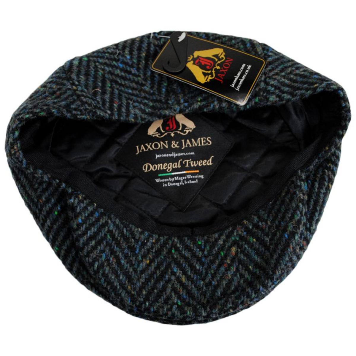 Jaxon & James | Stravalley Donegal Tweed Wool Ivy Cap | 170013 | under | BLUE