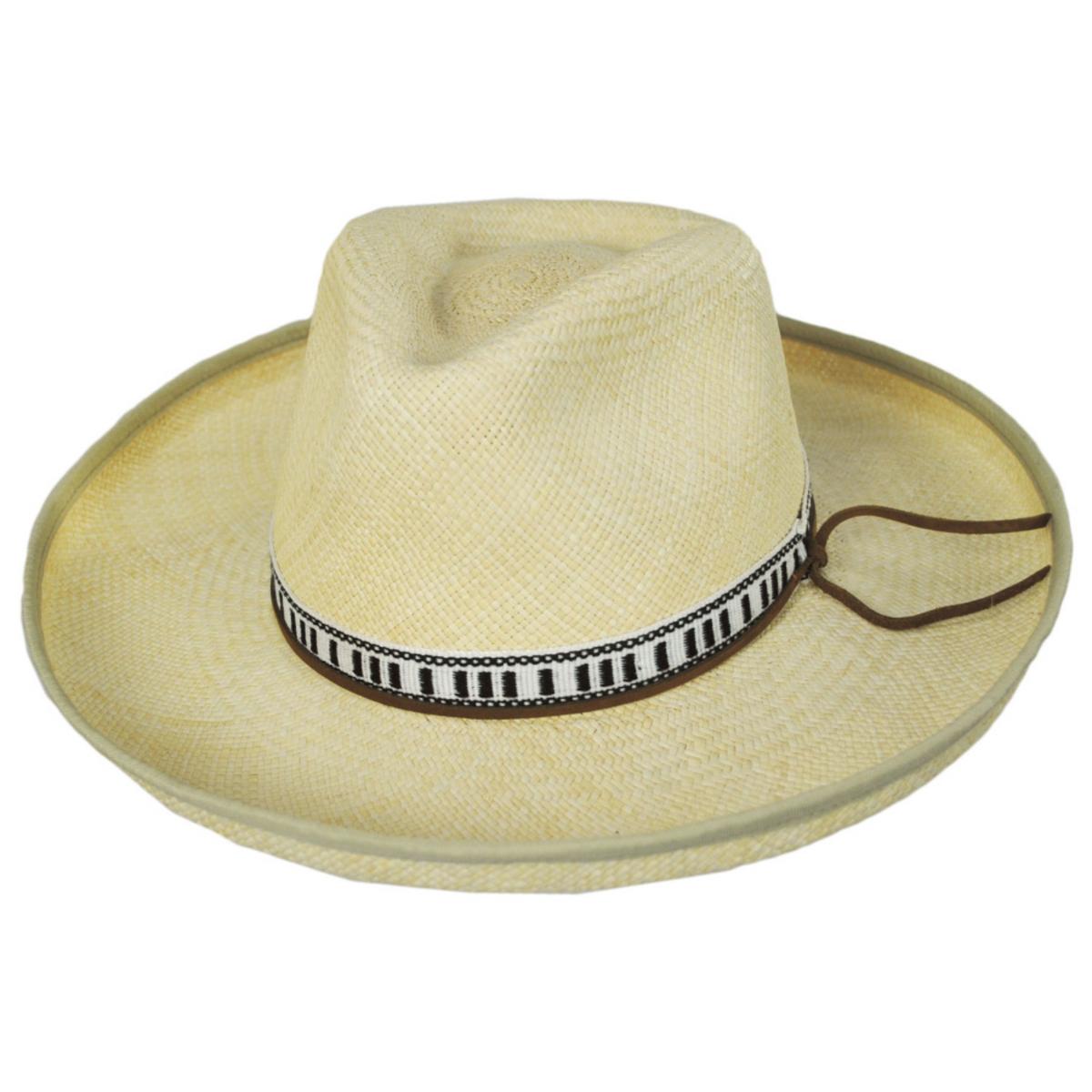 Bigalli | Huck Panama Straw Fedora Hat | 129236 | lead | NATURAL