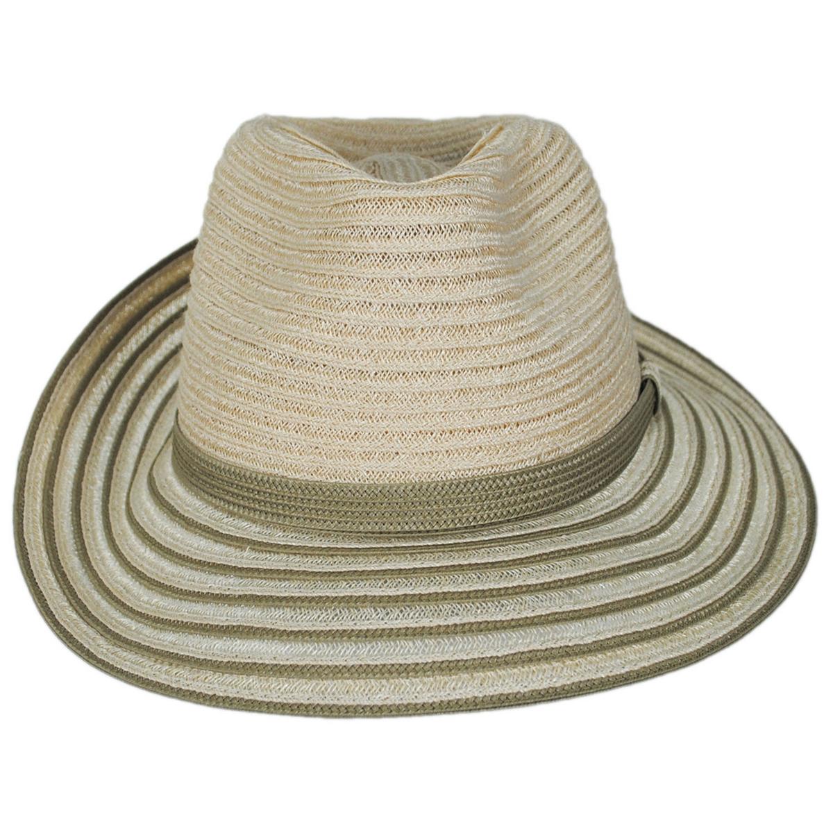 Bailey 1922 | Kylen Hemp Braid Straw Fedora Hat | 127932 | front | PALM