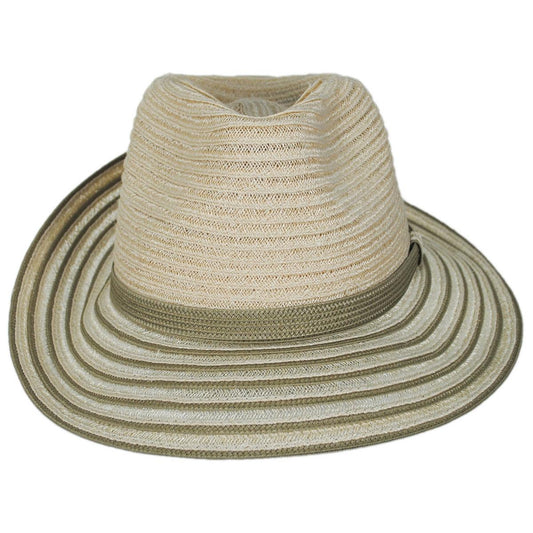 Bailey 1922 | Kylen Hemp Braid Straw Fedora Hat | 127932 | front | PALM