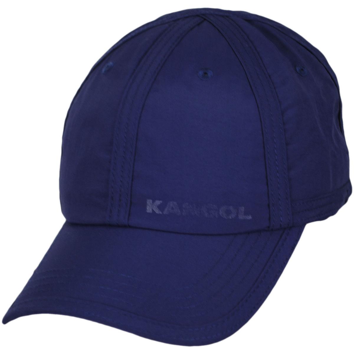 Kangol | Seams Out Nylon Fitted Baseball Cap | 201129 | lead | DARK BLUE