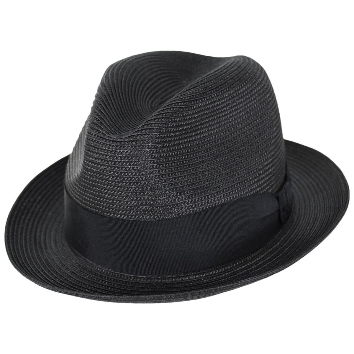 Craig Straw Fedora Hat – Village Hat Shop - Main Image
