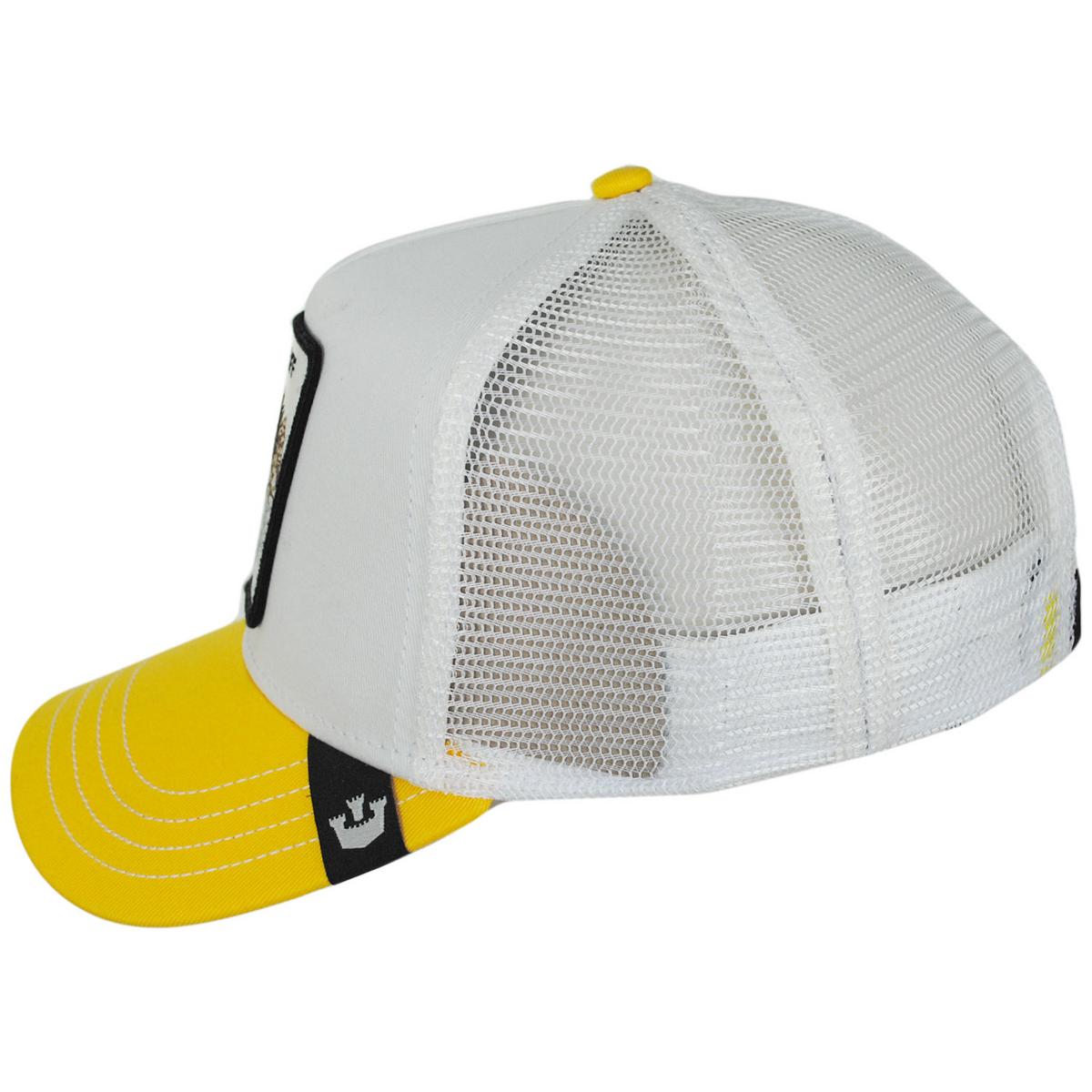 Goorin Bros | Puff Mesh Trucker Snapback Baseball Cap | 200446 | profile | YELLOW