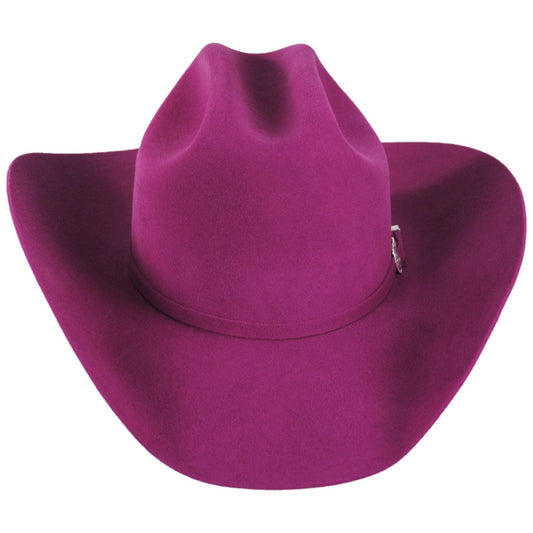 Bailey Western | Lightning Wool and Angora Felt Cowboy Hat - Fashion Colors | 130022 | front | MAGENTA HAZE