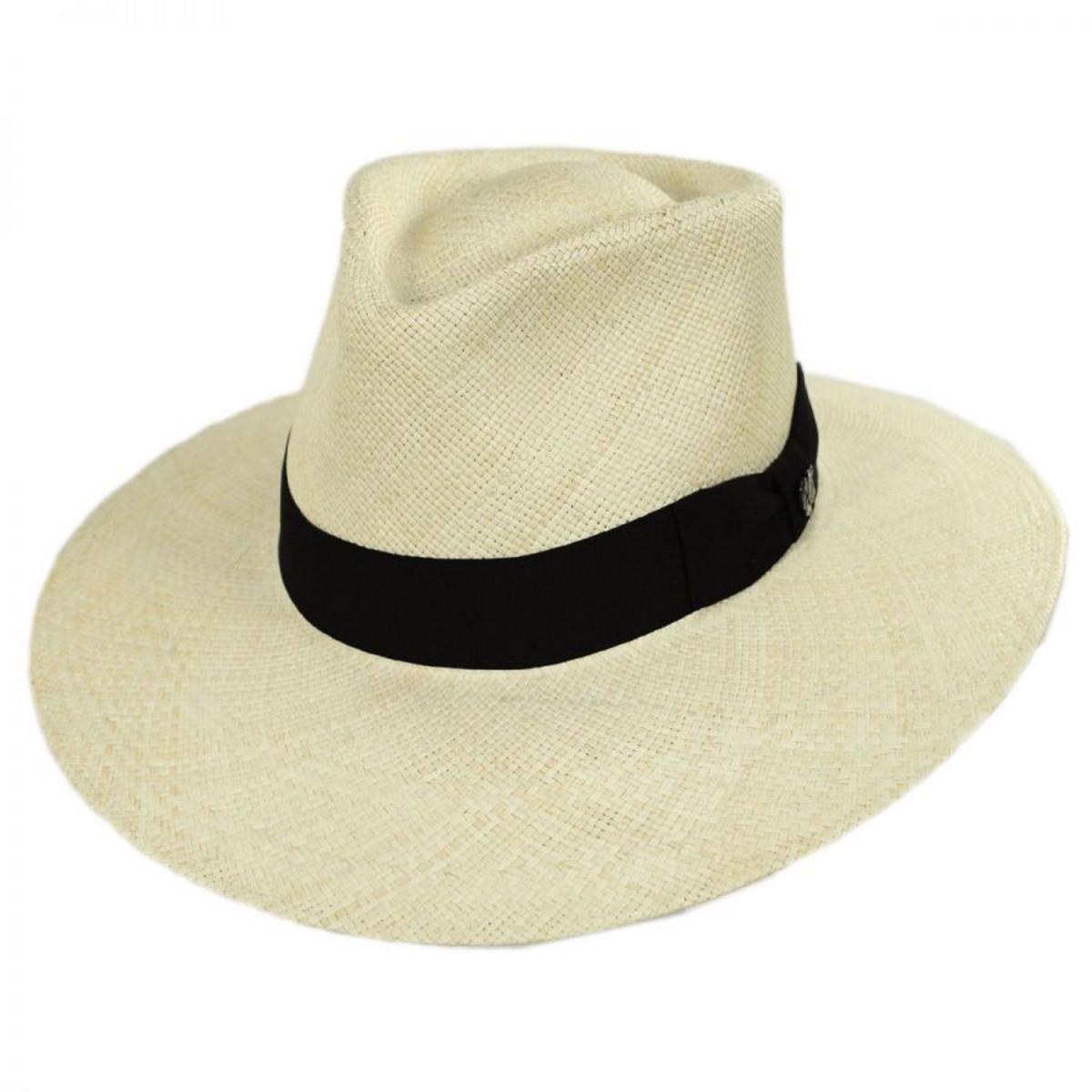Bigalli | Australian Panama Straw Fedora Hat | 129205 | lead | NATURAL
