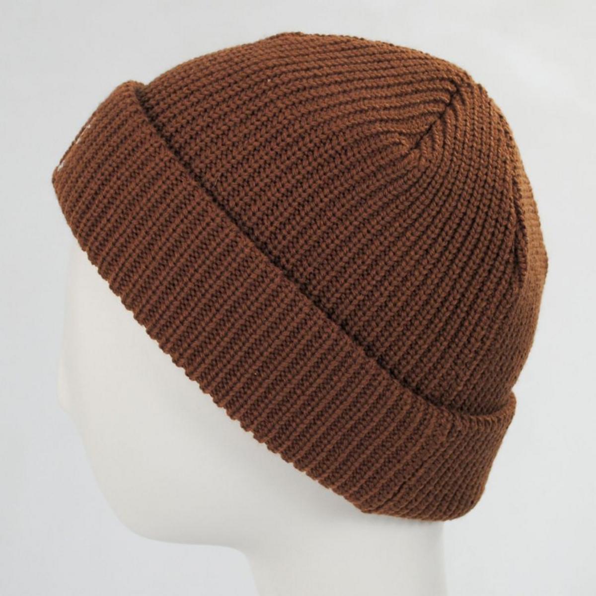 Kangol | Cardinal 2 Way Acrylic Beanie Hat | 500420 | profile | MAHOGANY