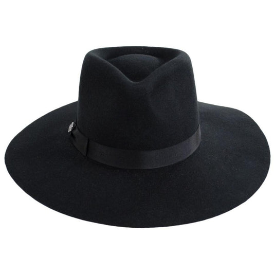 Biltmore | V.C. Celebration Wool Felt Rancher Fedora Hat | 130272 | front | BLACK