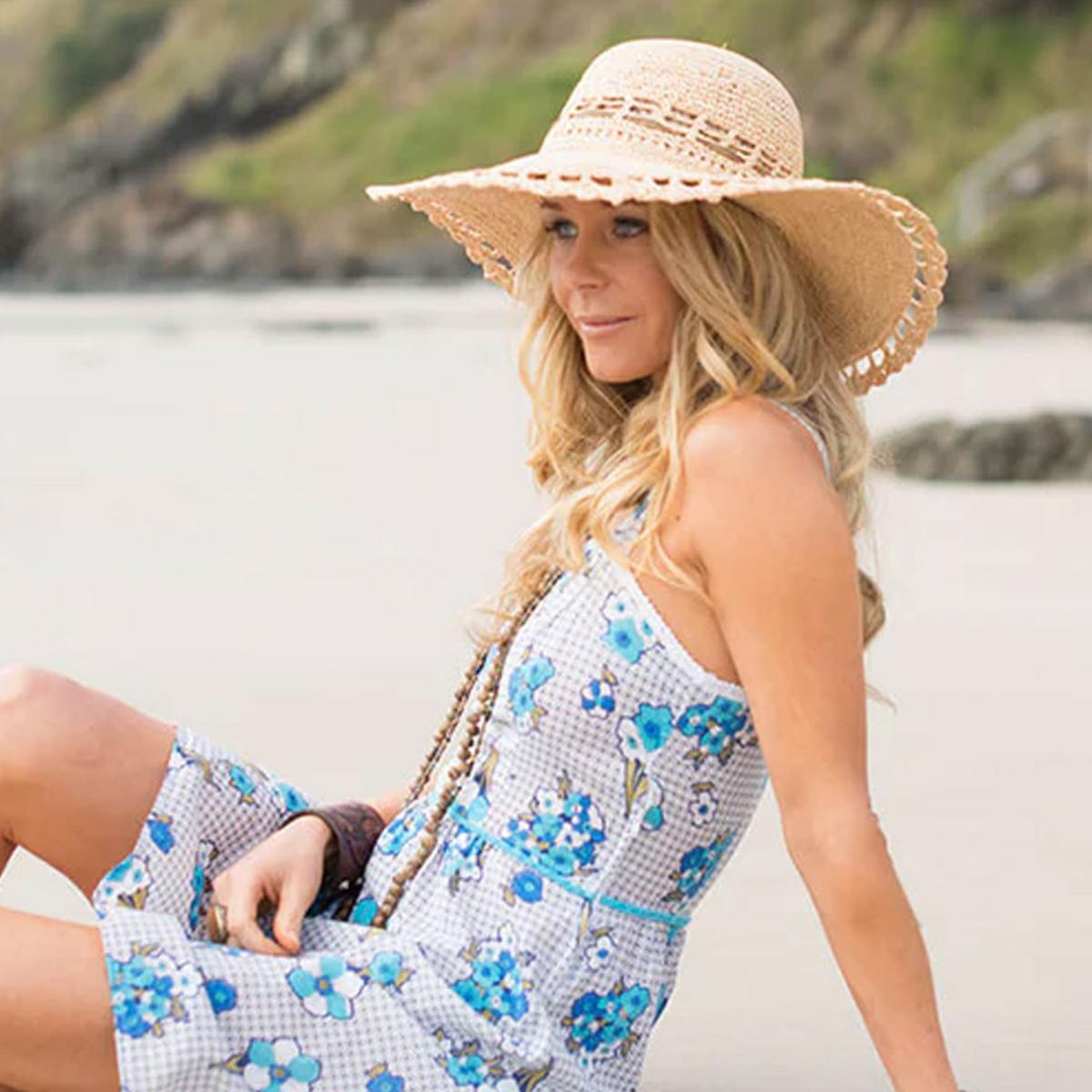 Conner | Amy Raffia Straw Sun Hat | 102812 | lsftwo | NATURAL