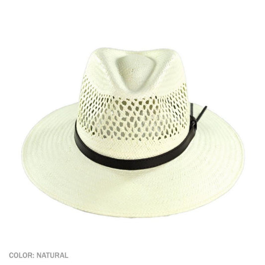 Stetson | Digger Shantung Straw Outback Hat | 126918 | front | NATURAL