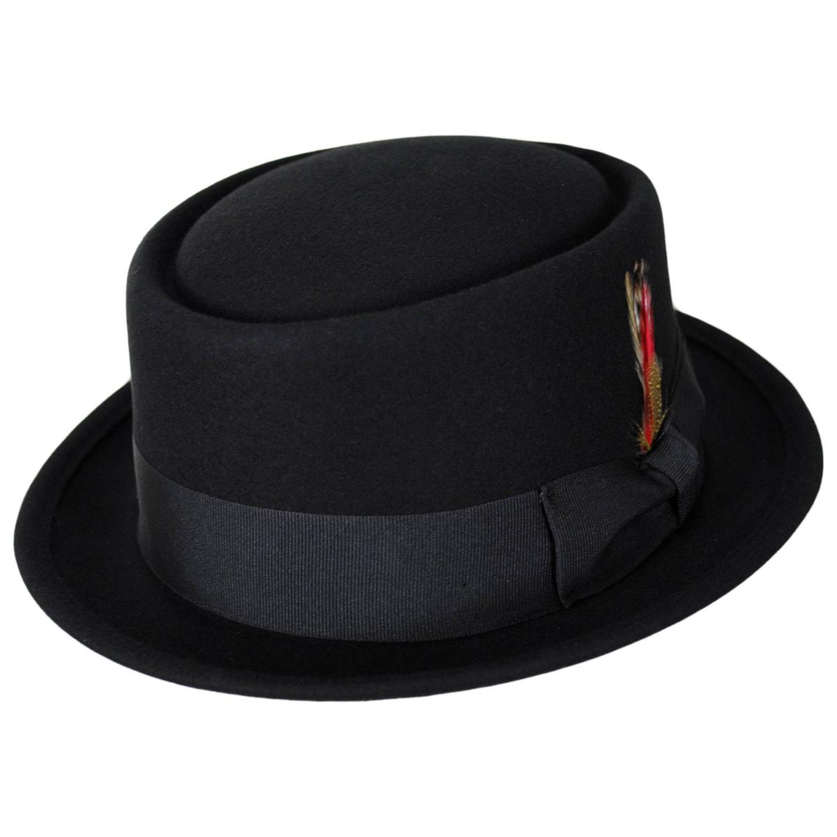 Wool Felt Pork Pie Hat – Village Hat Shop